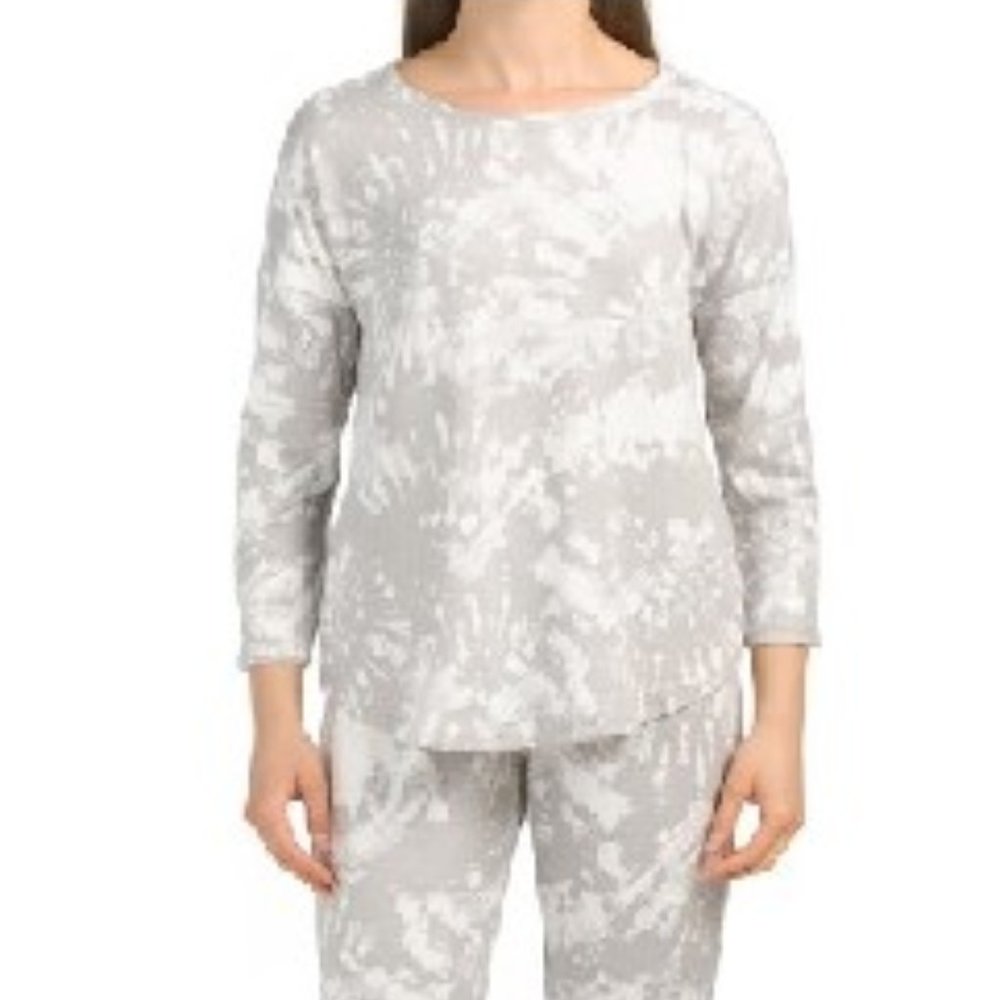 COMPANY ELLEN TRACY Women's Plus Size Tie Dye Jogger Set Lounge / Pajamas Pj's